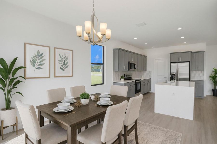 Furnished interior view inside a new home in , Homestead (Image 15). Furnished interior view inside a new home in , Homestead (Image 15).