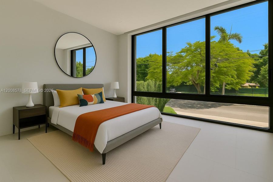 Furnished interior view inside a new home in , Surfside (Image 33).