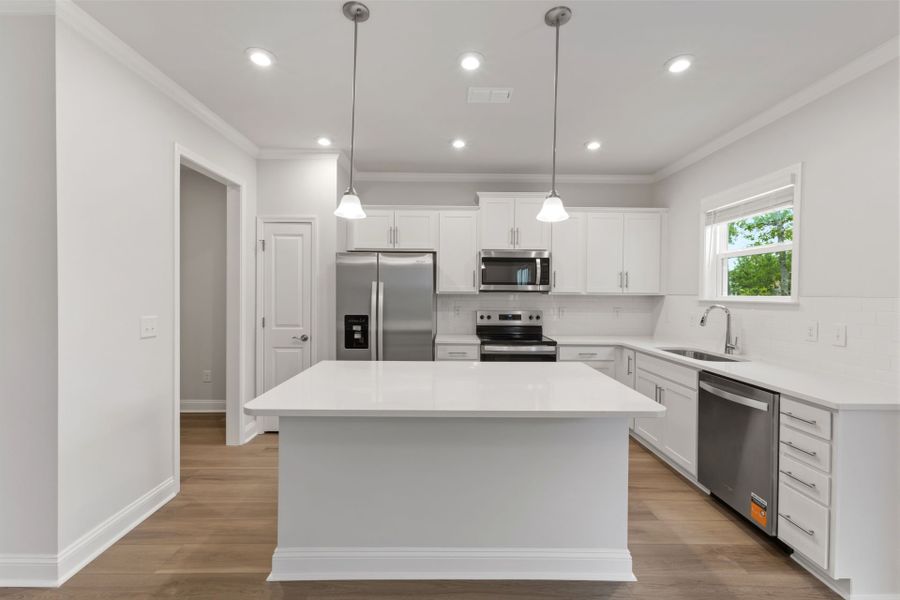Furnished interior view inside a new home in Solserra, Shallotte (Image 11).