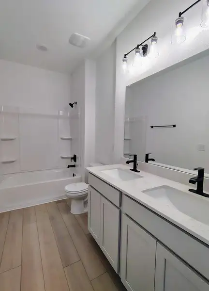 Furnished interior view inside a new home in Woodside, Georgetown (Image 9). Furnished interior view inside a new home in Woodside, Georgetown (Image 9).