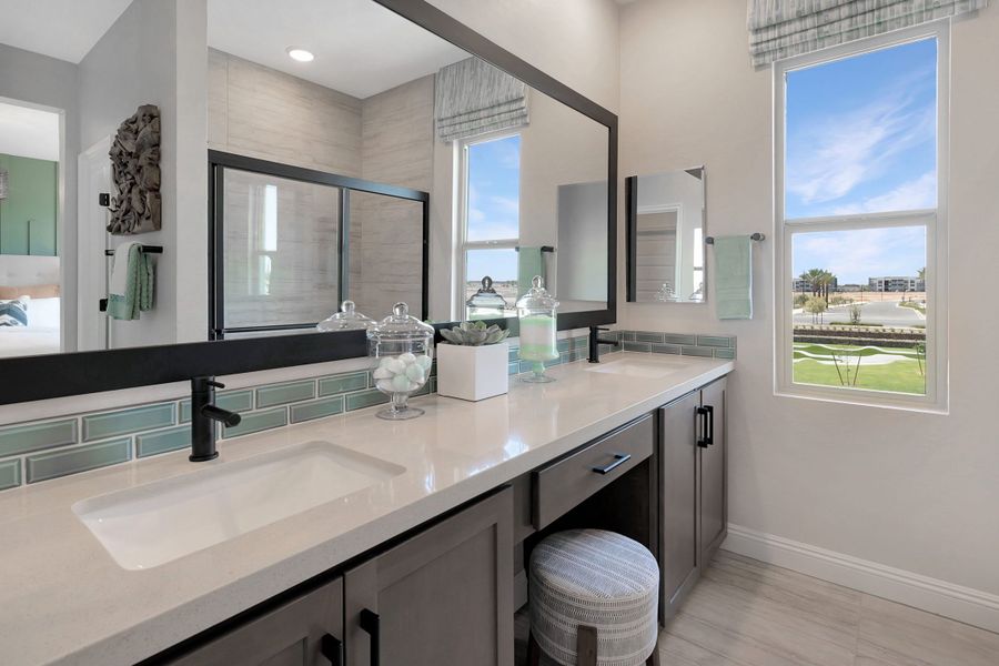 Bath | Chartreuse | Greenpointe at Eastmark | New homes in Mesa, Arizona | Landsea Homes