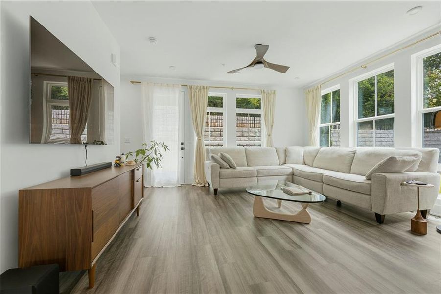 Furnished interior view inside a new home in , Atlanta (Image 4).
