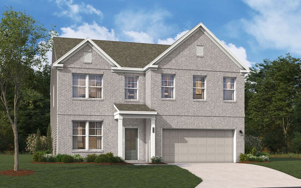 Representative exterior photo of a completed home built from the The Kershaw by Stanley Martin Homes in Riverside Ridge, Lawrenceville, GA (Image 52).