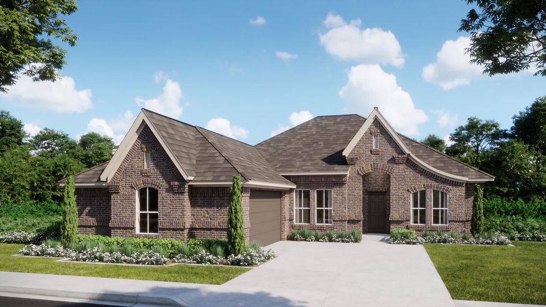 Elevation A | Concept 2267 at Myrtle Creek in Waxahachie, TX by Landsea Homes