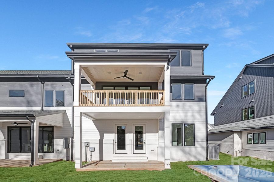 Exterior details and patio area of a home in , Charlotte (Image 3).