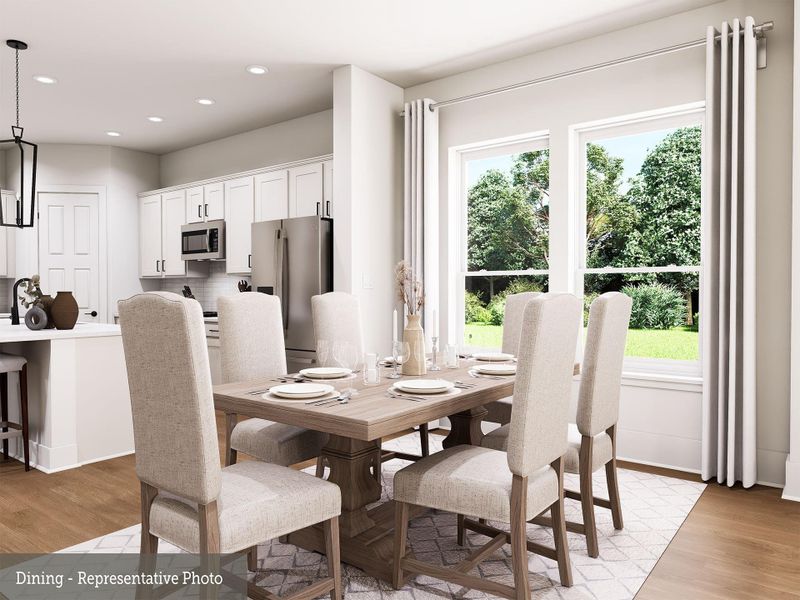 Furnished interior view inside a new home in The Woodlands Hills - Reserve Collection, Willis (Image 10). Furnished interior view inside a new home in The Woodlands Hills - Reserve Collection, Willis (Image 10).