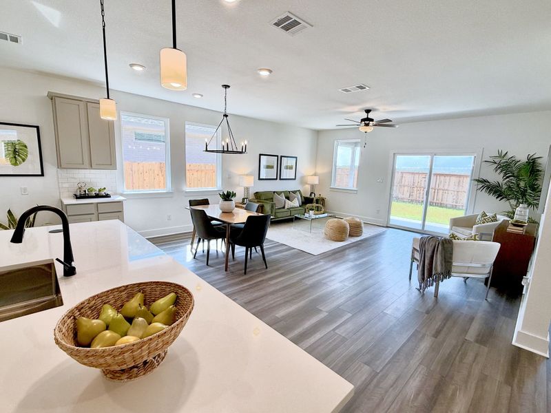 Furnished interior view inside a new home in Sage Collection – Freedom at Anthem, Kyle (Image 7).