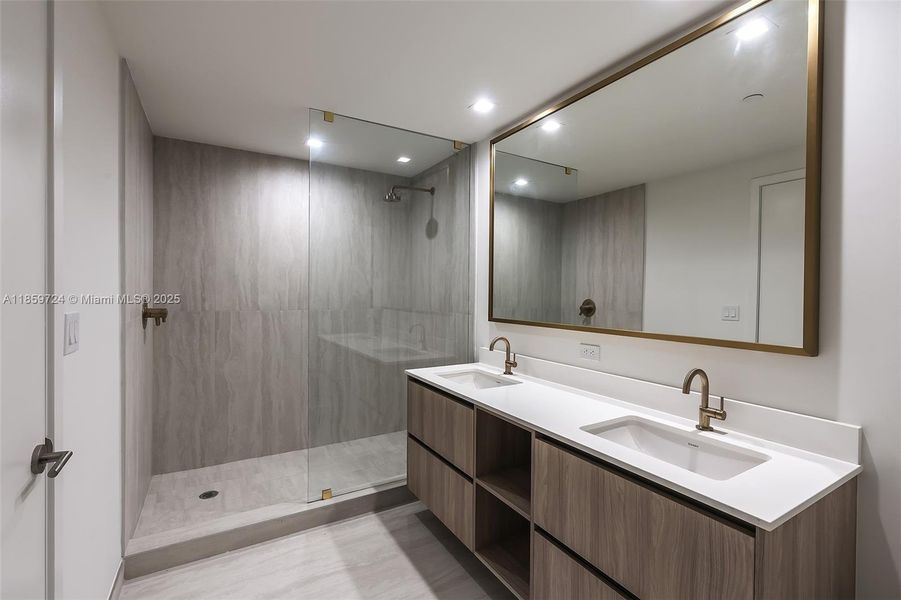 Furnished interior view inside a new home in , Miami (Image 11).