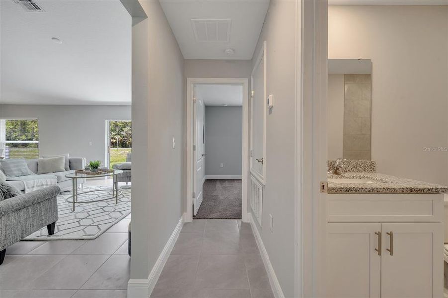 Furnished interior view inside a new home in , Kissimmee (Image 29).