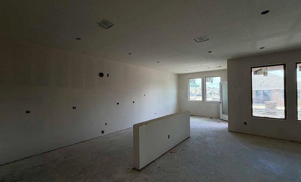 Open Kitchen-Dining Room Construction Progress