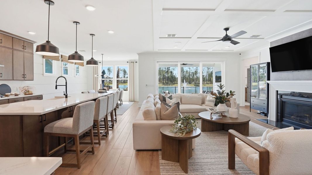 Representative furnished interior of a home built from the Stellar by Del Webb in Del Webb Point Hope, Charleston (Image 9). Representative furnished interior of a home built from the Stellar by Del Webb in Del Webb Point Hope, Charleston (Image 9).