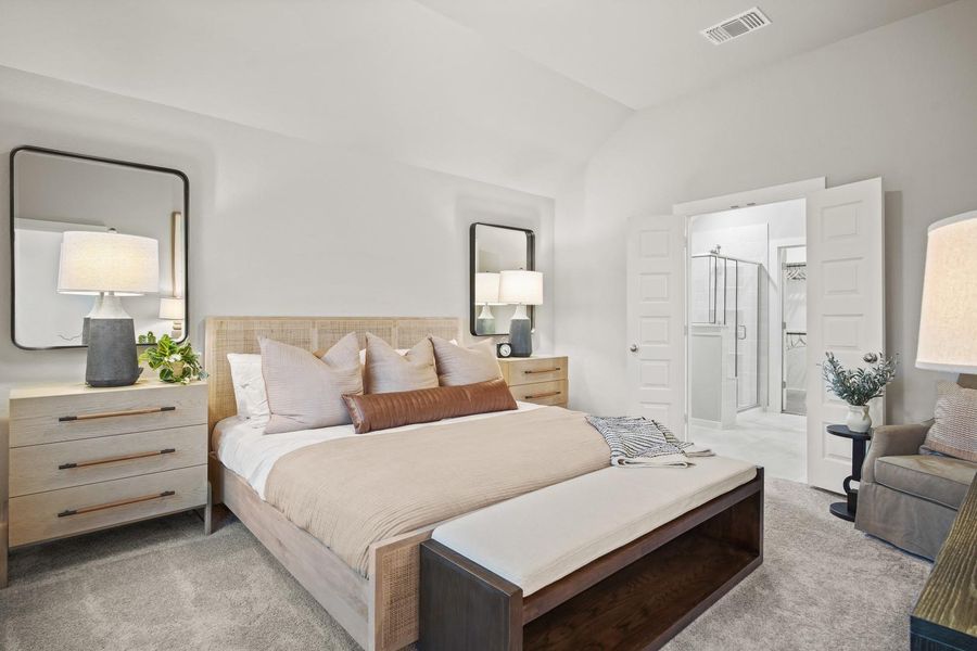 Furnished interior view inside a new home in Trinity Ranch, Elgin (Image 19).