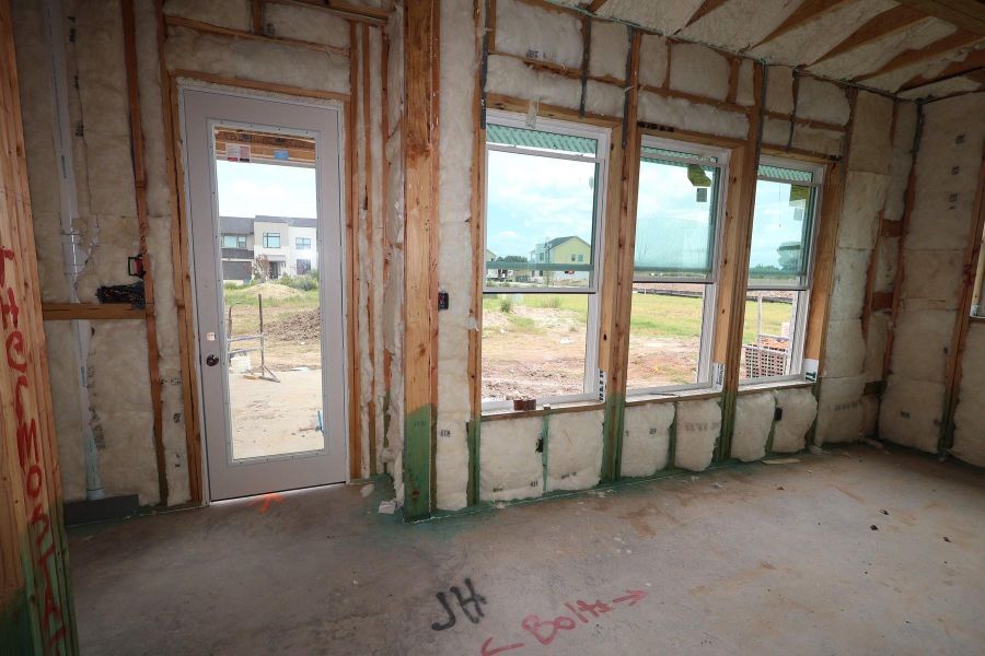 In-progress construction of a new home in Easthaven at Bridgeland Central - Vision Collection, Cypress, TX (Image 4).