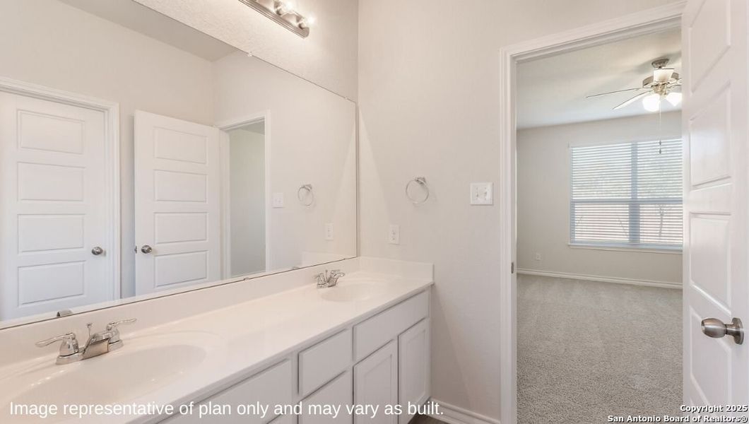 Furnished interior view inside a new home in Brookstone Creek, San Antonio (Image 5).