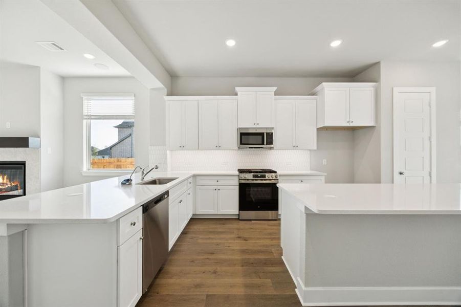Furnished interior view inside a new home in Avondale, Fate (Image 5). Furnished interior view inside a new home in Avondale, Fate (Image 5).