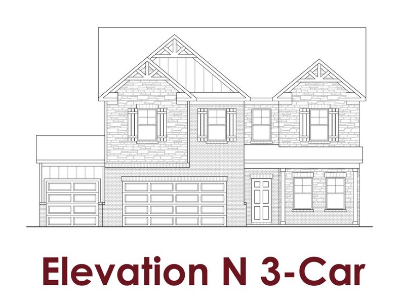 Representative rendering of the exterior for the Canyon by Chafin Communities (Image 9).