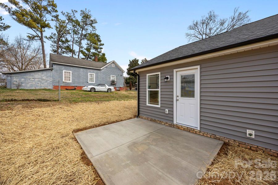 Exterior details and patio area of a home in , Norwood (Image 34).