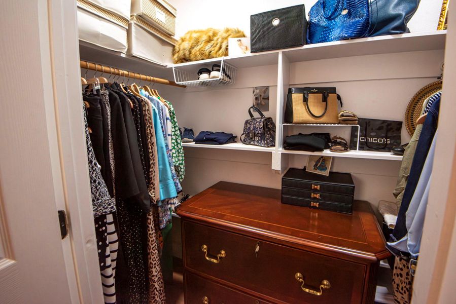 Primary closet
