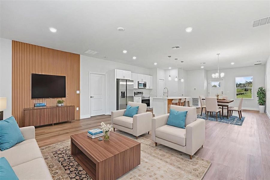 Furnished interior view inside a new home in , Ocala (Image 17).