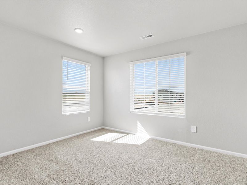 The Chatfield floorplan image taken at a Meritage Homes community in Johnstown, CO