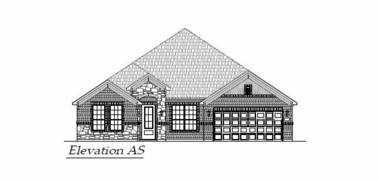 Exterior rendering of this home design in Westside Preserve, Midlothian, TX (Image 6).