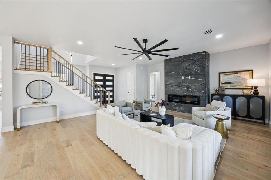 Furnished interior view inside a new home in , Cedar Hill (Image 5).