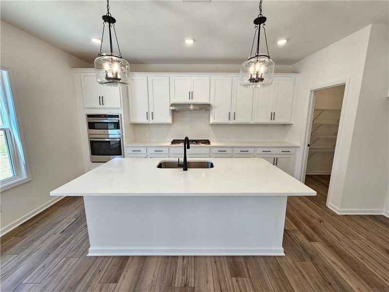 Furnished interior view inside a new home in The Estates at Casteel, Bethlehem (Image 7).