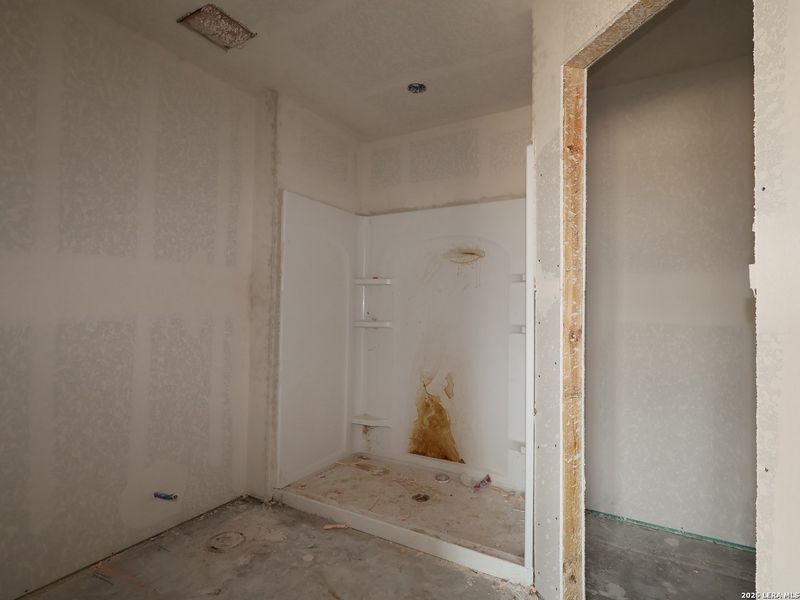 In-progress construction of a new home in Hickory Ridge, Elmendorf, TX (Image 18).