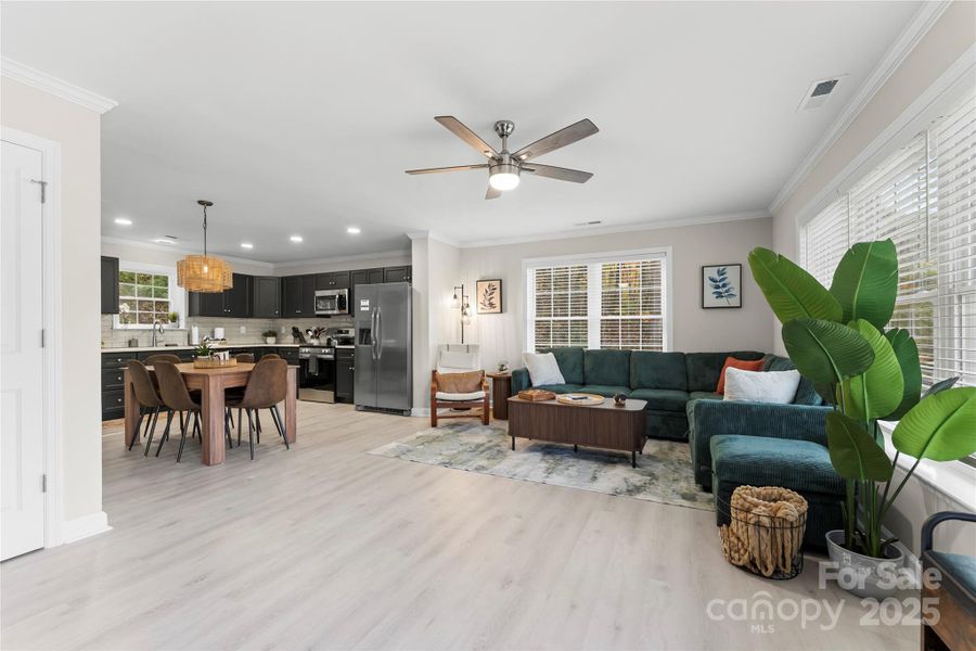 Furnished interior view inside a new home in , Maggie Valley (Image 6).