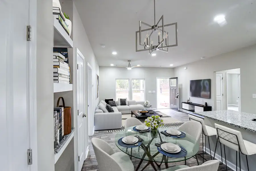 Furnished interior view inside a new home in , Orangeburg (Image 3).