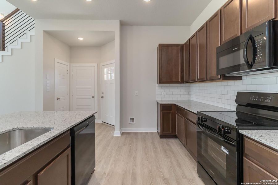 Furnished interior view inside a new home in Applewhite Meadows, San Antonio (Image 9). Furnished interior view inside a new home in Applewhite Meadows, San Antonio (Image 9).