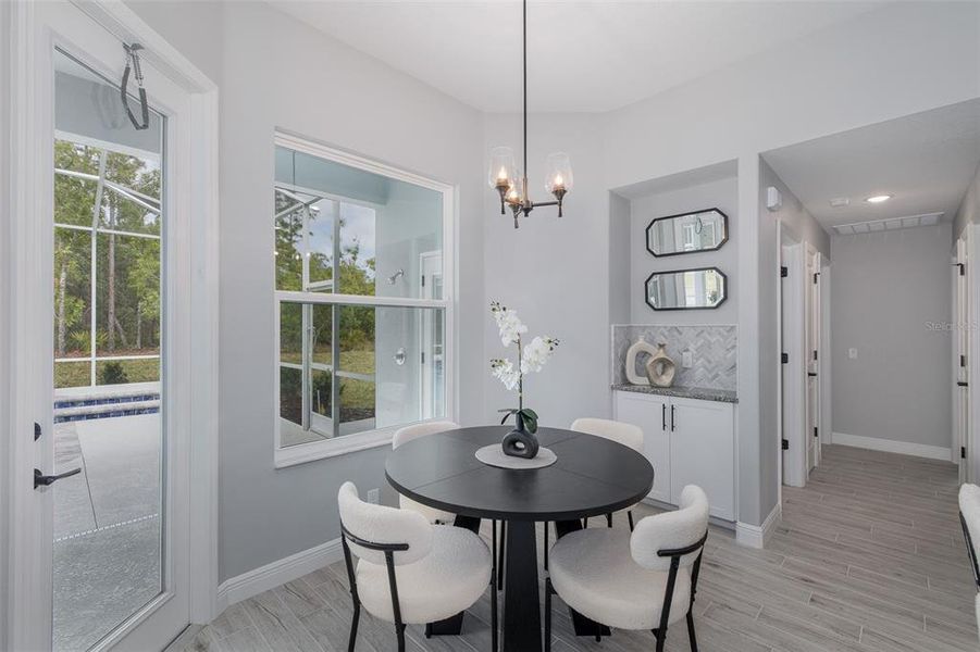 Furnished interior view inside a new home in , Homosassa (Image 33).