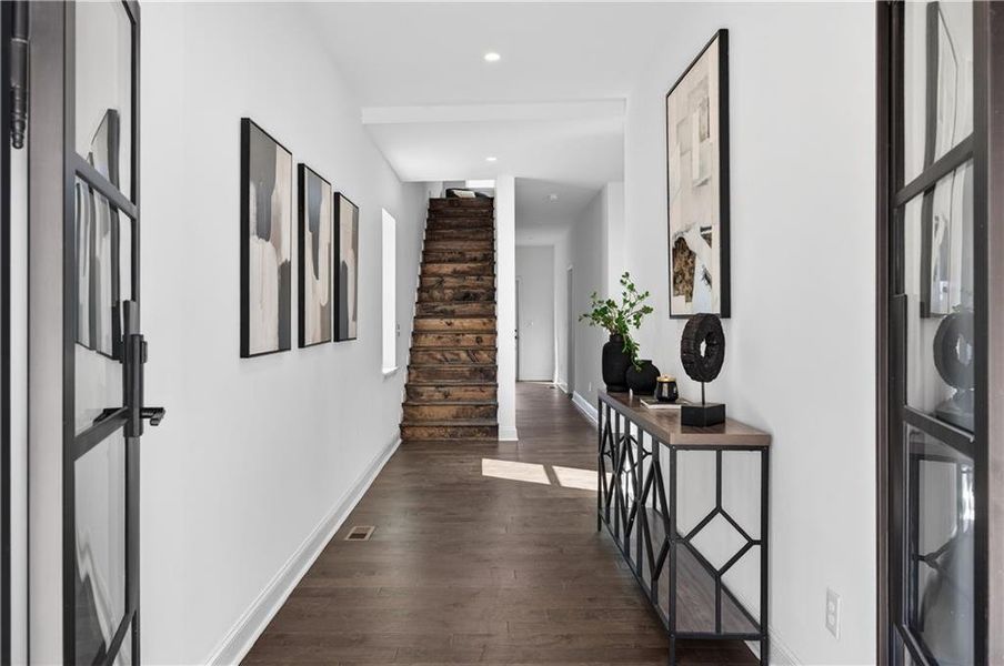 Furnished interior view inside a new home in , Buford (Image 11).