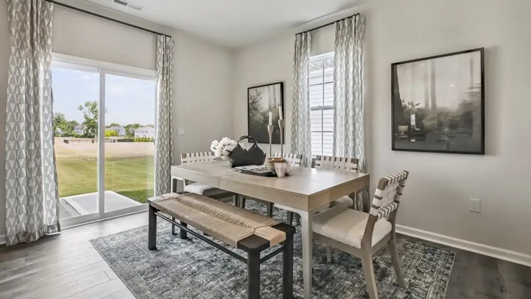 Furnished interior view inside a new home in The Reserve at Prestleigh, Wake Forest (Image 23). Furnished interior view inside a new home in The Reserve at Prestleigh, Wake Forest (Image 23).