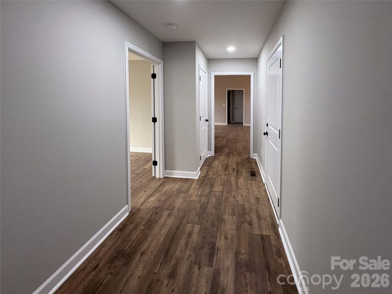 Hall from garage to great room.