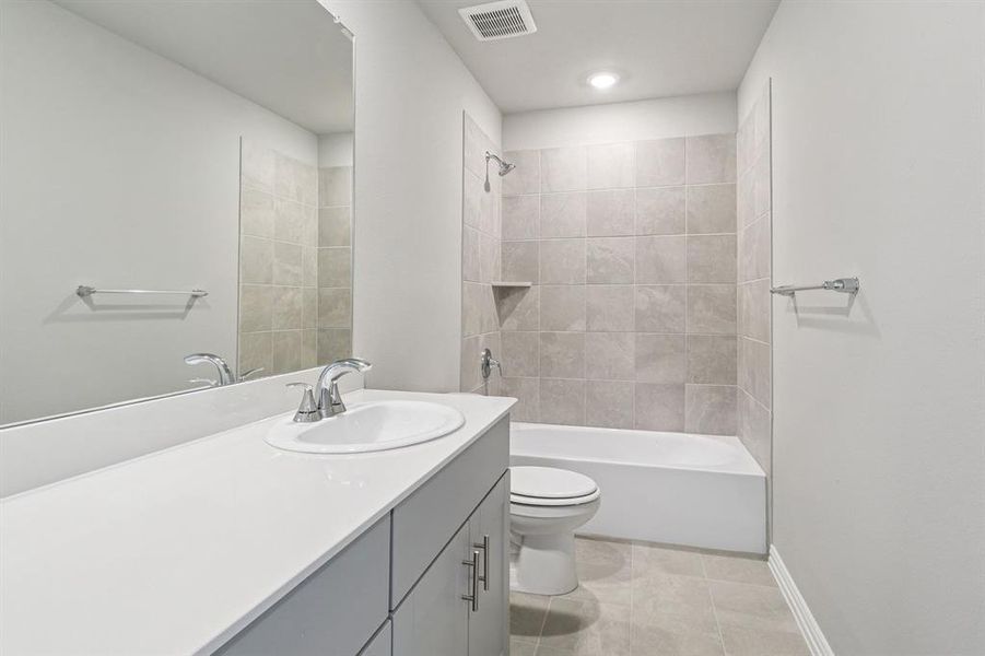 Photo is not of the actual home, but is an inspirational photo of builder’s model home and may depict options, furnishings, and/or decorator features that are not included.