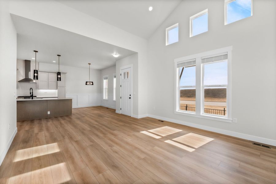 Representative unfurnished interior of a home built from the The Duxbury by Landmark Homes in Vernazza, Windsor (Image 14).