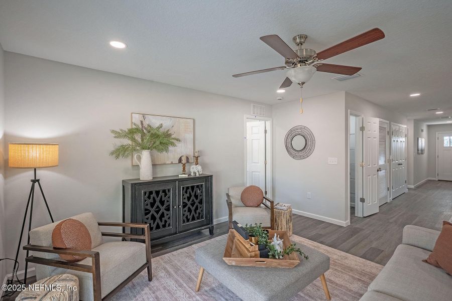 Furnished interior view inside a new home in , Jacksonville (Image 20).
