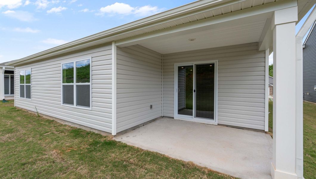 Front exterior of a new home in Lakestone, Woodruff, SC, highlighting curb appeal (Image 19). Front exterior of a new home in Lakestone, Woodruff, SC, highlighting curb appeal (Image 19).