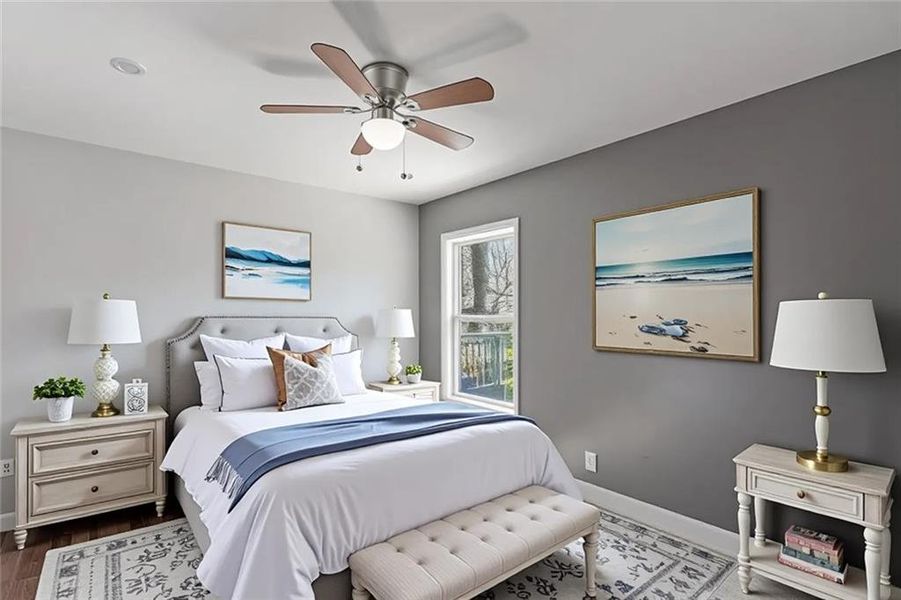 Furnished interior view inside a new home in , Martin (Image 11).