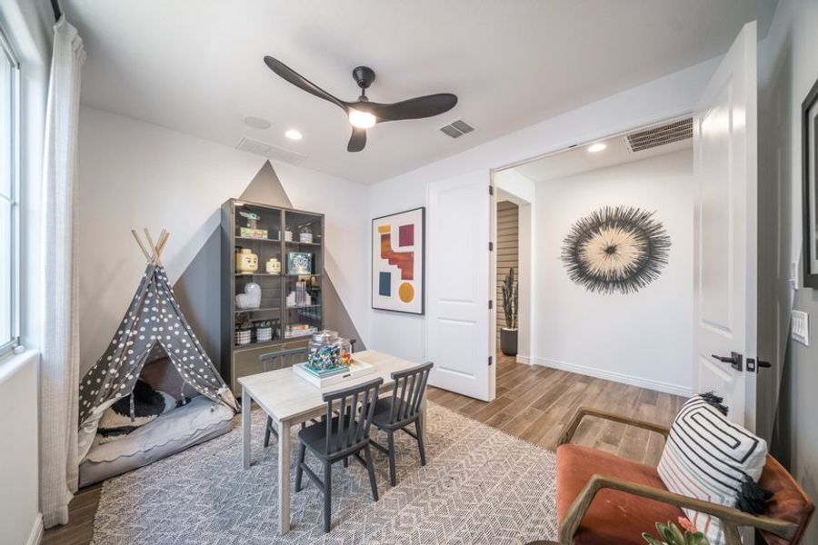 Furnished interior view inside a new home in Hawes Crossing, Mesa (Image 15).