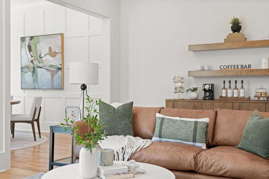 Furnished interior view inside a new home in The Carlyle, Marietta (Image 15).