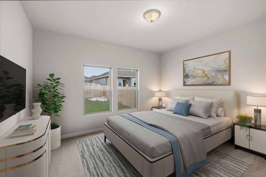 Primary Bedroom - Virtually Staged