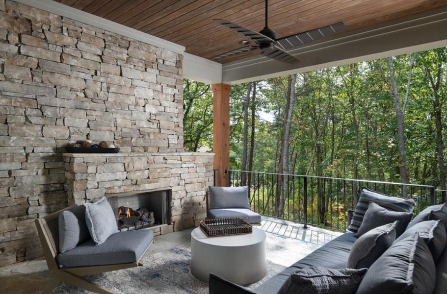Exterior details and patio area of a home in , Dahlonega (Image 20). Exterior details and patio area of a home in , Dahlonega (Image 20).