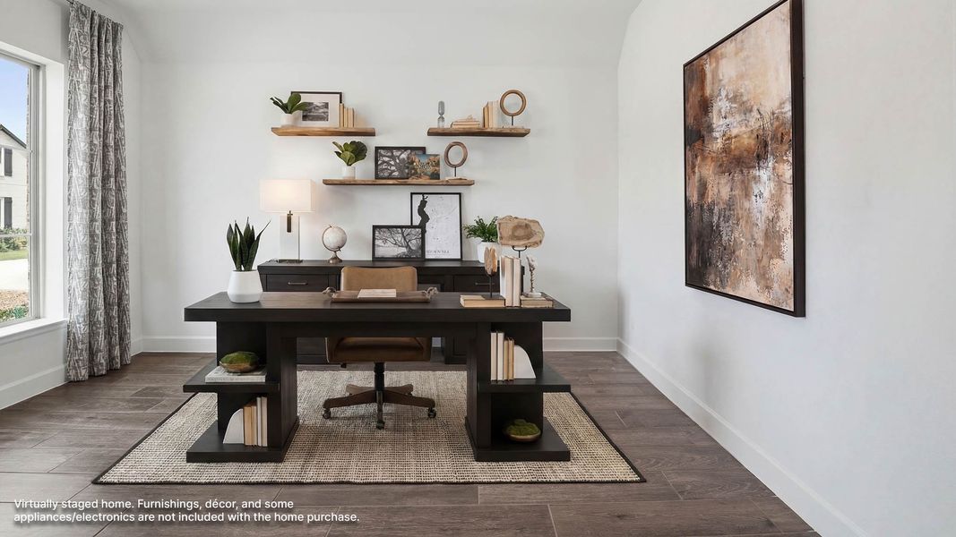 Furnished interior view inside a new home in Cambridge Crossing, Celina (Image 11).