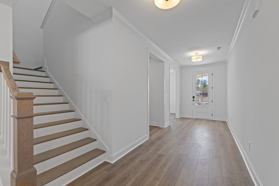 Representative unfurnished interior of a home built from the The Hampton by RobuckHomes in Baylee Ridge, Selma (Image 91). Representative unfurnished interior of a home built from the The Hampton by RobuckHomes in Baylee Ridge, Selma (Image 91).