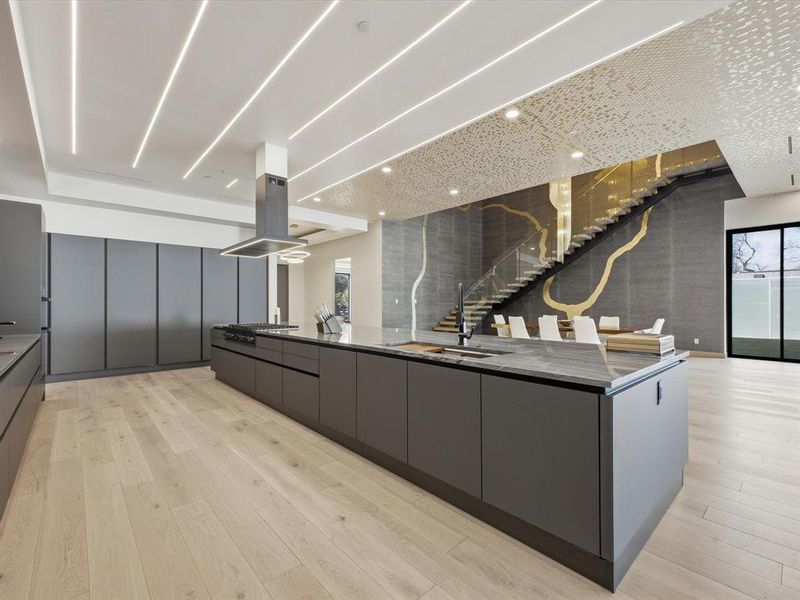 Furnished interior view inside a new home in , Dallas (Image 5).