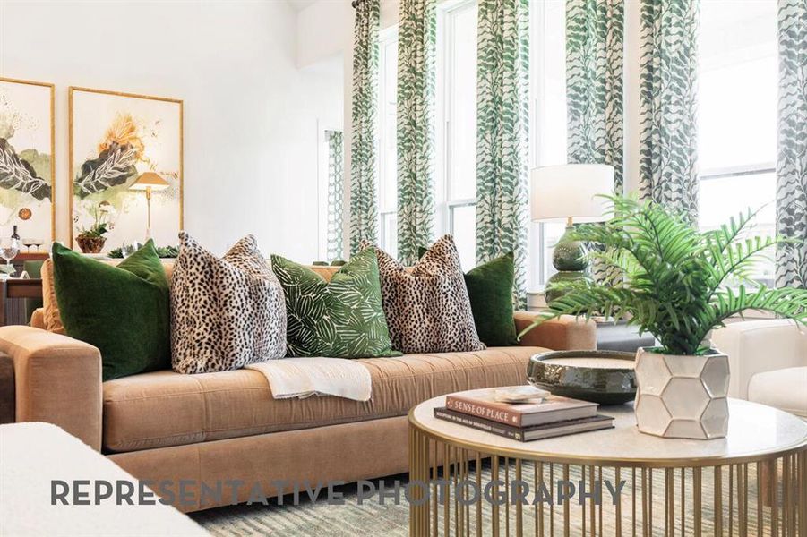 Furnished interior view inside a new home in Sonoma Verde, McLendon-Chisholm (Image 32).