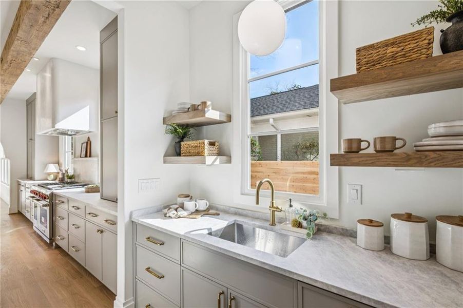 Furnished interior view inside a new home in , Atlanta (Image 50). Furnished interior view inside a new home in , Atlanta (Image 50).