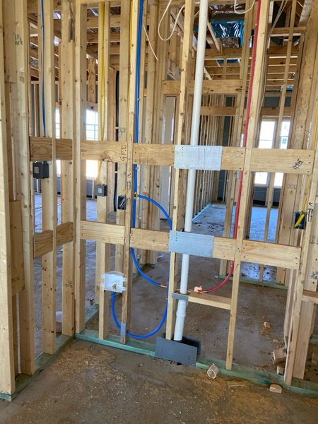 In-progress construction of a new home in Hillview Addition, Decatur, TX (Image 8).